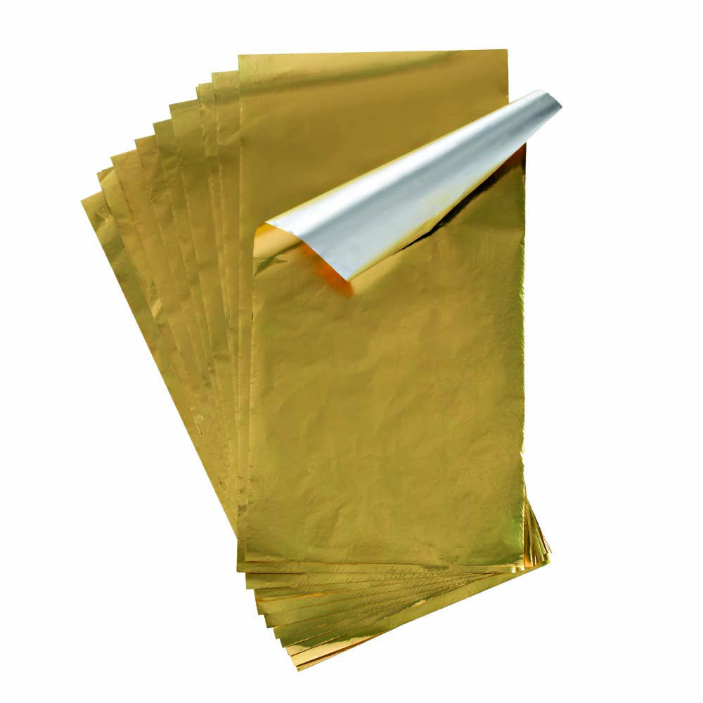 Aluminum foil bar gold, 50g