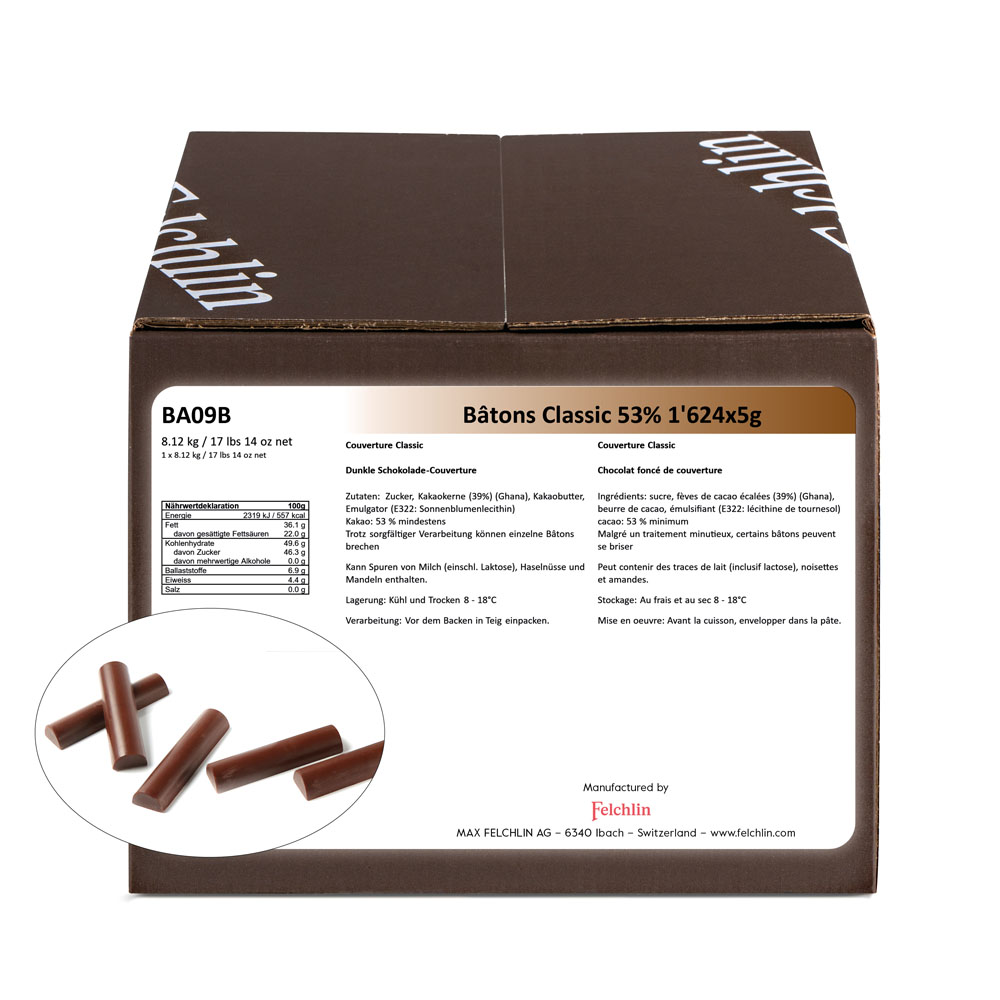 Bâtons Classic 53% 1'624x5g