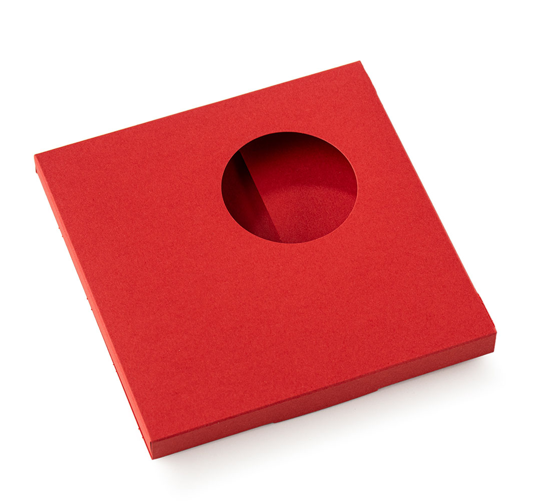 Emballage tablette Cuadrado, rouge
