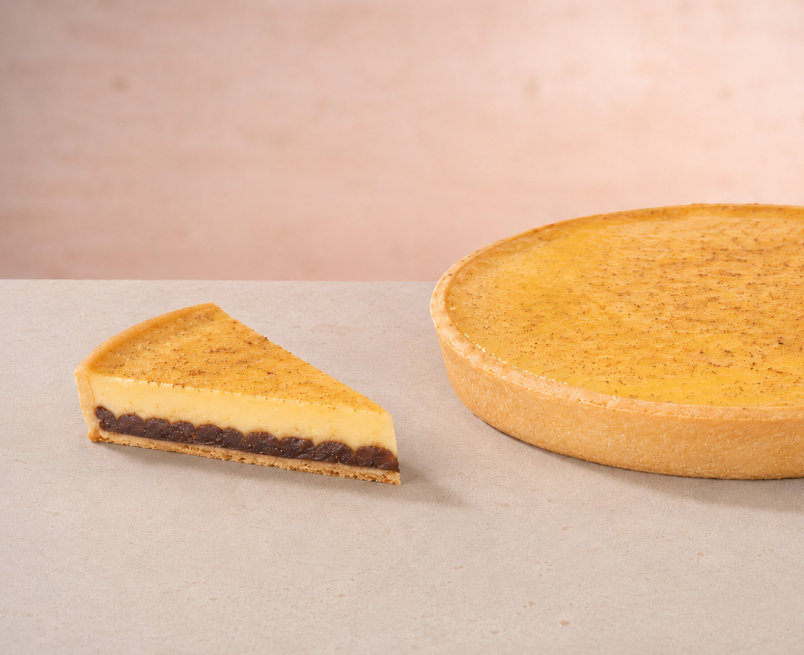 Gâteau à la crème et aux poires