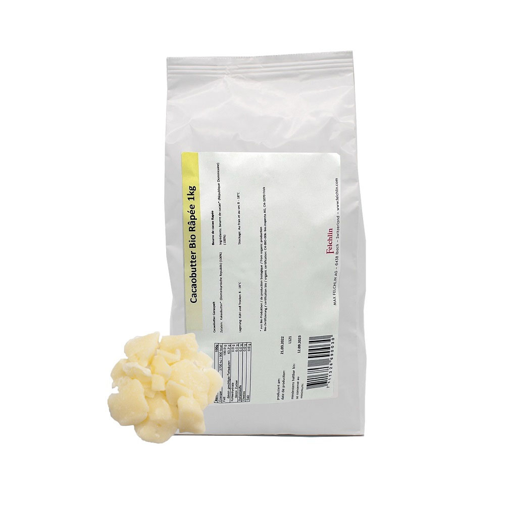 Cacaobutter Bio Râpée 1kg